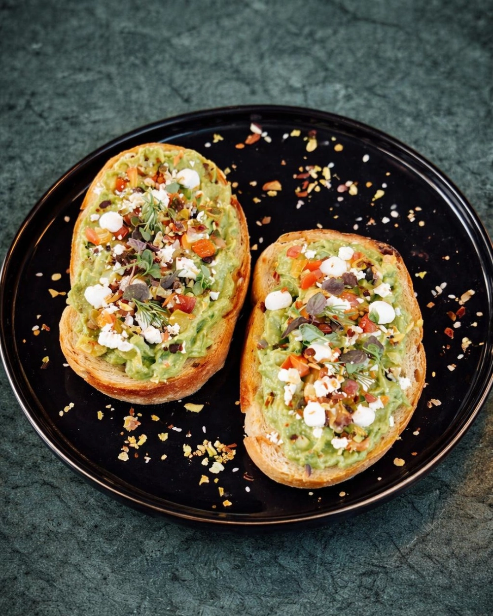 Greek Avocado Toast